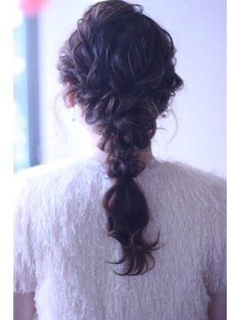 エヌドット 高井田(n.) 編み下ろし×パーティーヘアセット