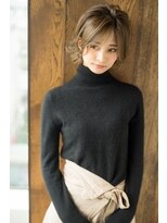 エル(LE)&nbsp;【LE 】かきあげ前髪ハイトーンカラーウルフショート