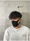 前下がり×マッシュ×ツイストスパイラルパーマ