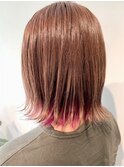 インナーカラー☆パープルピンク