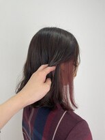 シエル 立川店(CIEL)&nbsp;イヤリングカラー×ピンクレッド【CIEL×maki】