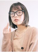 ナチュラルボブ_ミチェリーブラウンフェミニンロング_38869