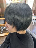 サロンドマックス(salon de max) 《salon de max》ブルーブラックでイケメン女子☆