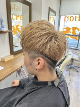 ケーアールツーエス 古市駅前店(KR2S) ラインアート×ハイトーンショート