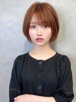 アイユー(ii+U)&nbsp;斜めバング　ミントアッシュ　フレンチカジュアル