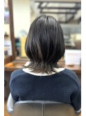 レイヤーカット/ウルフカット/暗めカラー/デザインカラー