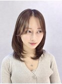 くすみピンク/ピンクグラデーション/ニュアンスカラー/韓国風