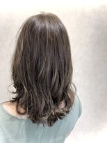 美容室 アクター シフォングレーカラー