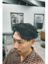 アイコン ブルー メンズ(I-CON #blue MEN'S)&nbsp;ツーブロック刈り上げパーマ