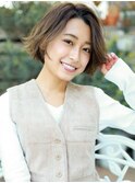 【La fith 】切りっぱなしショートボブ