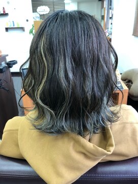 ファイン 美容室 深川店(FINE) 20代30代40代くびれエアリーカール韓流インナーカラー小顔