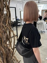 ソーソー(SoSo)&nbsp;《SoSo》プツっとボブ×ミルクティーベージュ