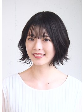 ヘアー 4038(HAIR.4038) こなれ感たっぷり！ダークアッシュカラー大人エアリーボブ