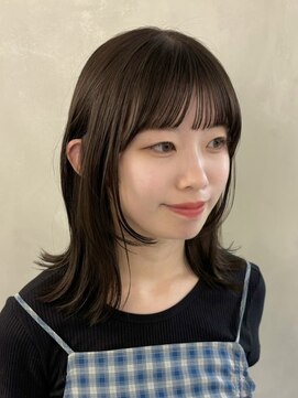 フォト 新宿(foto) 【土屋】レイヤーカット顔まわりレイヤーアッシュブラウン