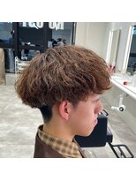 ルースト 西院店(ROOST)&nbsp;スパイラルパーマ×ブラウンカラー