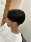 上司受け抜群!センターパート