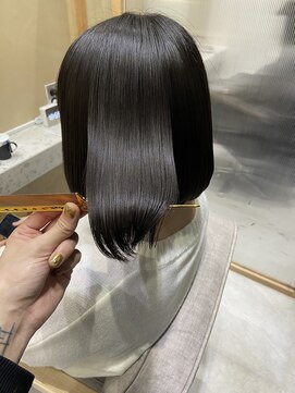 ジーナ サンシャイン通り池袋(Zina) 艶髪ボブ　髪質改善　TOKIO トリートメント　zina タナカユウタ