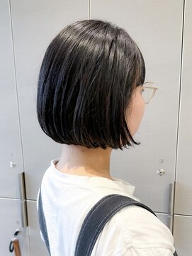 ロンド ロワール 門前仲町(Lond Loire) ボブショートボブ縮毛矯正ベージュグレージュ門前仲町