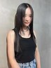 カット＋酸性ストレート＋内部補修トリートメント　￥24000→￥16500