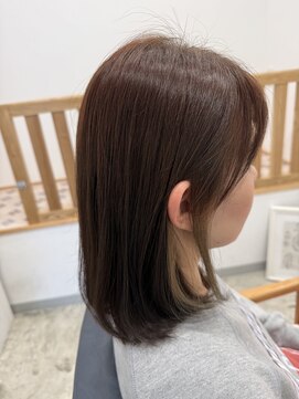 アン(an) インナーカラー+ミスティークラベンダー