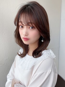 アフロートフクオカ(AFLOAT FUKUOKA) 【福岡初出店☆AFLOAT 福岡】小顔前髪ありくびれレイヤーカット