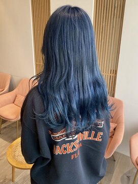 ロジェブルー(Rosier Bleu) 【ダブルカラー】艶×透け感たっぷりブルーカラー