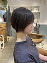 ロンド シャルム 吉祥寺(Lond charme) ミニウルフレイヤーカット顔周り前髪韓国ショートボブ/吉祥寺