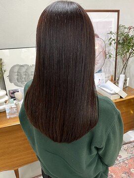 ヘアー アイス カンナ(HAIR ICI Canna) 20代30代40代ストレートアッシュベージュ髪質改善大人ロング