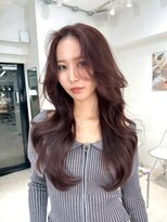 オニキス(ONYX)&nbsp;T86韓国風くびれヘアハッシュカットブリーチなしダブルカラー