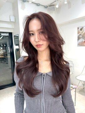 オニキス(ONYX) T86韓国風くびれヘアハッシュカットブリーチなしダブルカラー