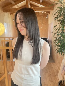 ライト(LIGHT) 暗髪でも透け感を*