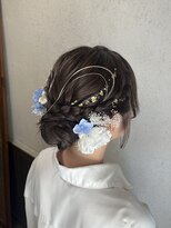 ヘアーズ ラブリージョブリー(hair's Lovely Jubbly) 【前田】三つ編みシニヨン