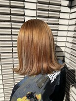 ファムヘア(fam.hair)&nbsp;オレンジベージュ外ハネ