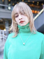 ギークス(GEEKS) 【GEEKS渋谷】冬カラー/ミルクティーベージュ/ウルフ/ハイトーン