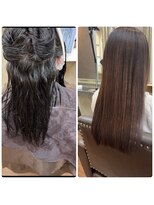 ネコ 稲毛(neco)&nbsp;【稲毛】髪質改善縮毛矯正　before &after