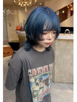 ソワンドブレスセルン 心斎橋(soin de brace cerne)&nbsp;ウルフカット×エンドカラー/デザインカラー/レイヤーウルフ