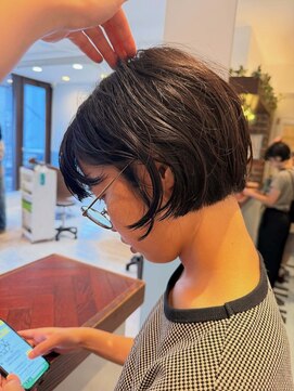 ショートボブパーマ