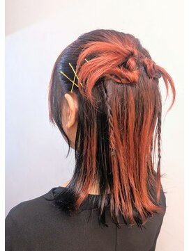 セブンフィズ(SEVEN fizz) 韓国トレンド　カチモリハーフアップ