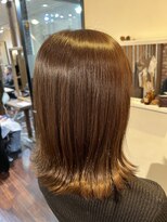 グランアージュ 池袋東口店(grandage)&nbsp;赤みを抑えた透明感ベージュ外ハネミディ