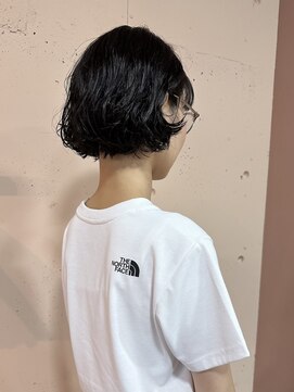 ハロウ 岡山ボブニュアンスパーマ髪質改善トリートメント