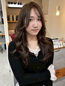 ナウアズ(now as.) ブリーチなしWカラーで作るolive beige【yuki】【now as.明石】