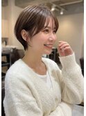 王道ベージュ×くびれショート
