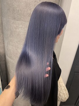 ルーブ トウキョウ(Loob. TOKYO) ハイトーンカラーミルクティーピンクベージュレイヤーカット韓国