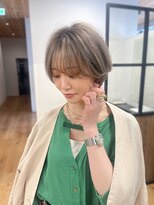 フィルム(FILM)&nbsp;【FILM村田智寛】ハイトーンマッシュショート×ホワイトベージュ