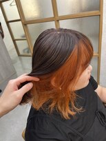 アレクサ 保谷(ALEXA)&nbsp;顔周りの白髪対策にも◎オレンジデザインカラー＊ALEXA保谷