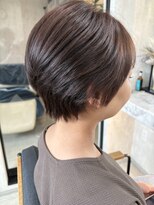 アイル(AILU)&nbsp;ココアブラウン×マッシュショート
