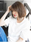 ワンカールボブ ナチュラルブラウン