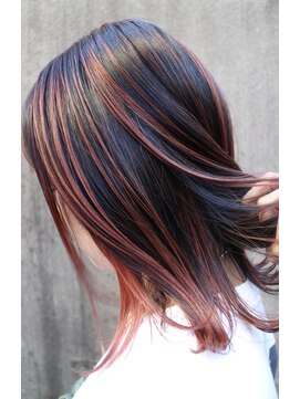 ジャコ ヘアー(jako HAIR) 【jako】バレイヤージュ/白髪ぼかし/エアタッチ/マダーレッド