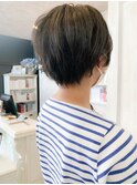 福山 丸みショートヘア/ショートボブ/ベリーショート人気Caary
