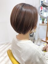 モリオ フロム ロンドン 成増店 【morio成増/米村】丸みショートマロンブラウン